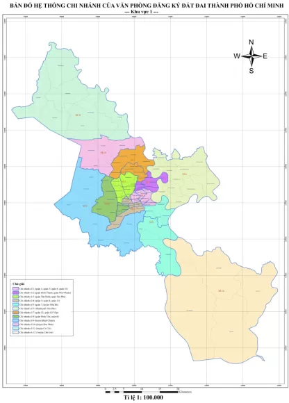 Danh sách địa chỉ, số điện thoại Văn phòng đăng ký đất đai trực thuộc TPHCM mới